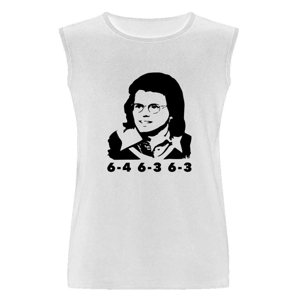 Billie Jean King Battle Of The Sexes Retro Tennis Emma Stone Men Sleeveless T-Shirt