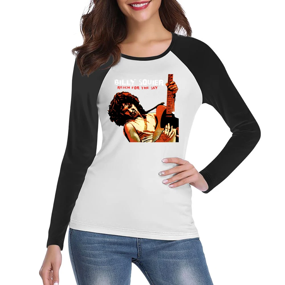 Billy Squier Women Ladies Long Sleeve T-Shirt