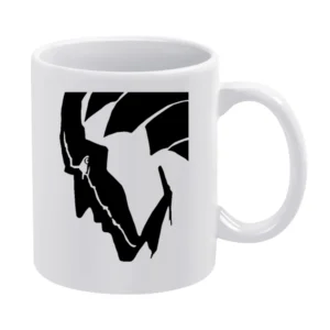 Black Stencil Zaraki kenpachi Gotei 13 captain 11th division soul soci White Mug