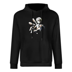 Black leg chef Sanji One piece strawhat pirates crew European Size Men Hoodie