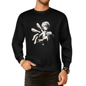 Black leg chef Sanji One piece strawhat pirates crew European Size Pullover Sweater