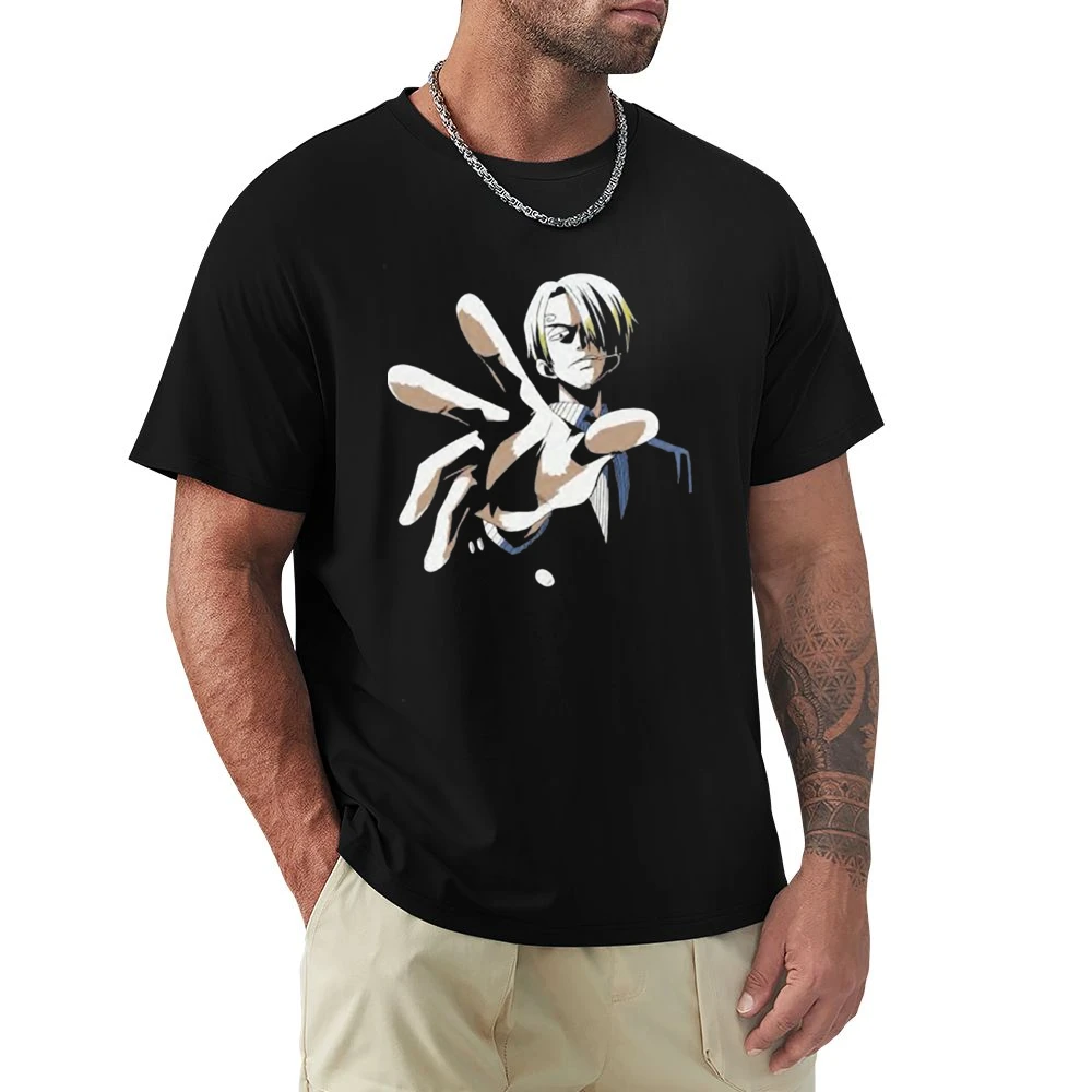 Black leg chef Sanji One piece strawhat pirates crew Premium Men T-shirt