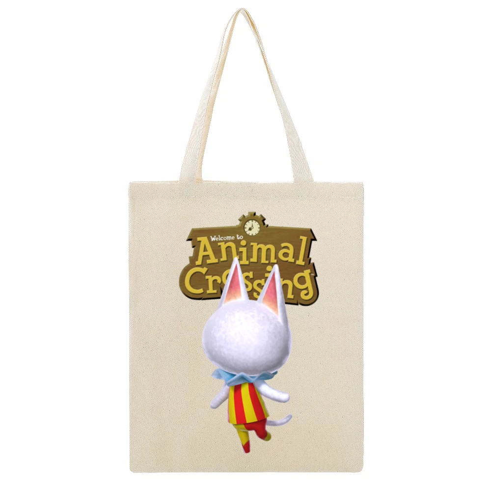 Blanca From Animal Crossing Nintendo Video Game Fan Beige Canvas Tote Shopping Bag