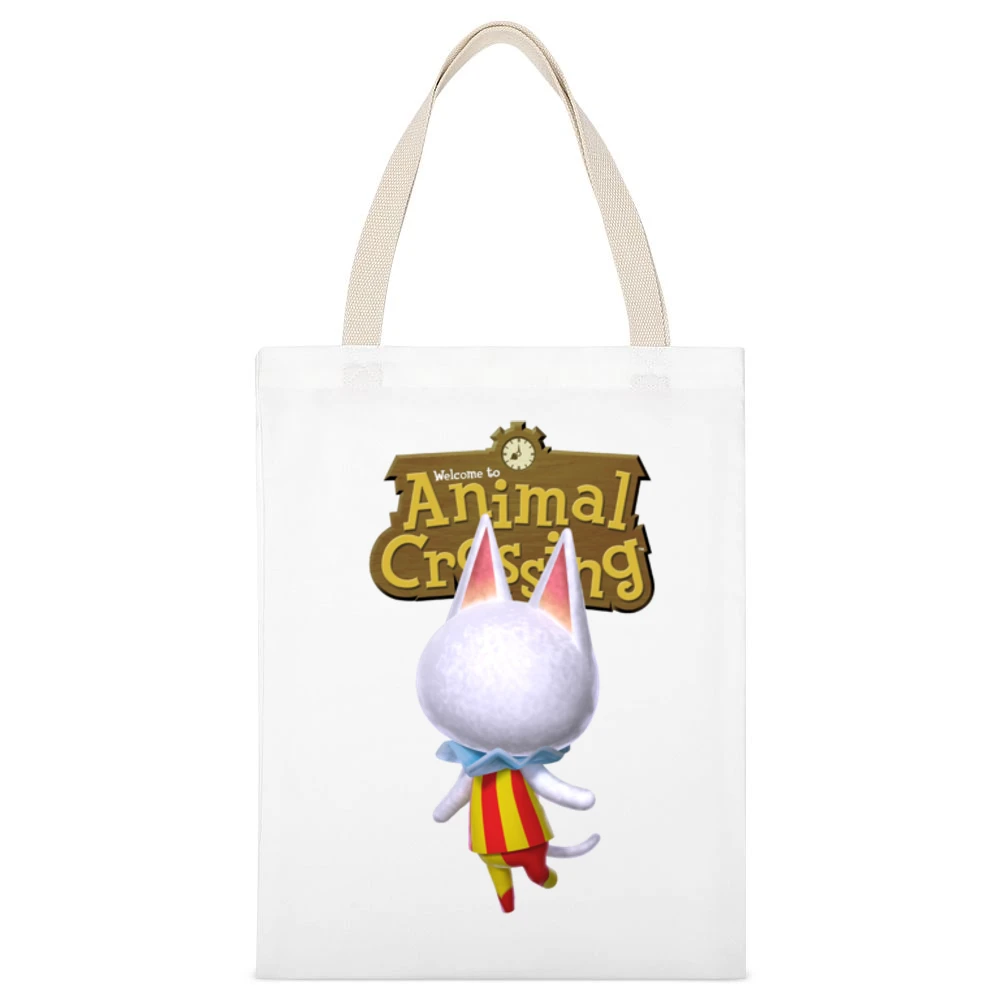 Blanca From Animal Crossing Nintendo Video Game Fan White Canvas Tote Shopping Bag