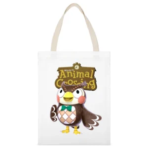 Blathers From Animal Crossing Nintendo Video Game Fan White Canvas Tote Shopping Bag