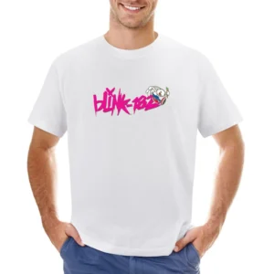 Blink 182 rock band Asian Size Men T-Shirt