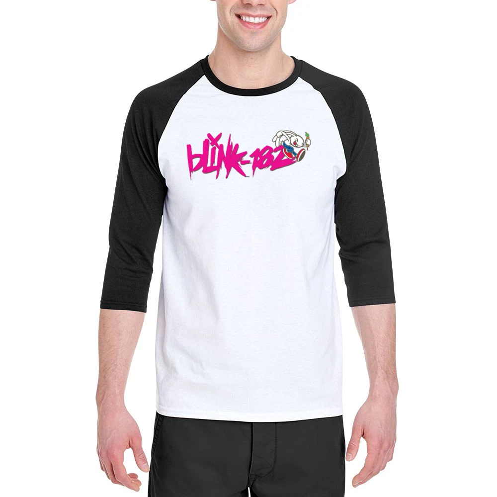 Blink 182 rock band Men 3/4 Sleeve T-Shirt