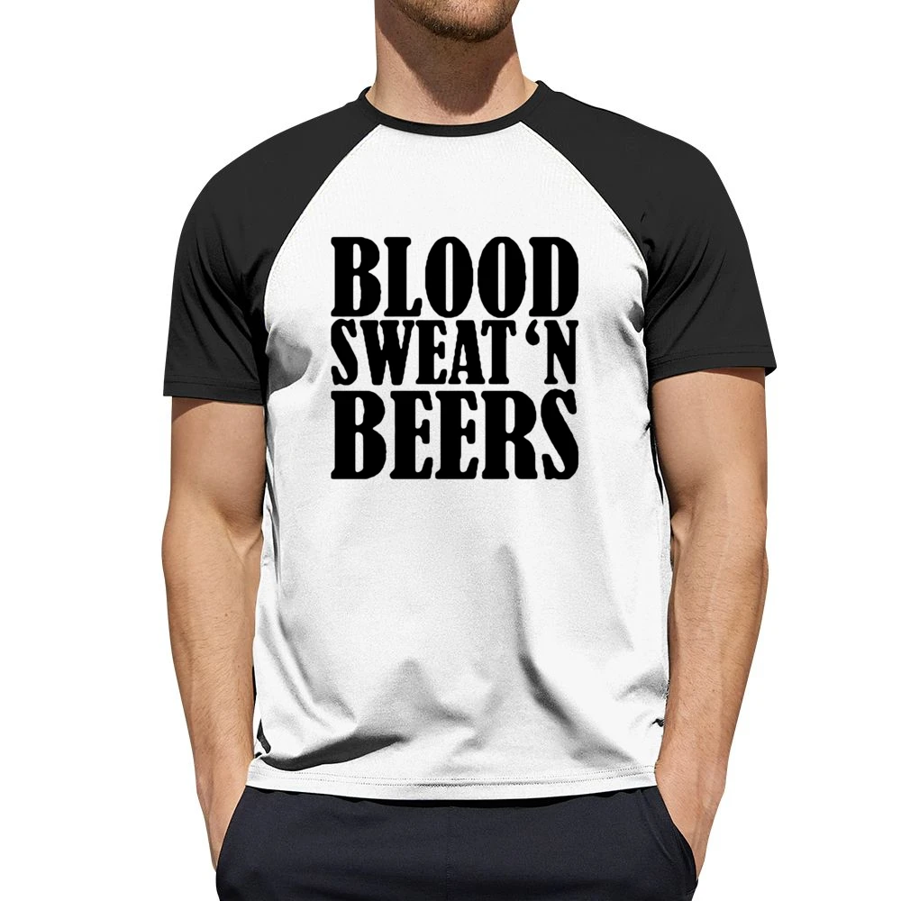Blood Sweat And Beers Funny Country Men Short Sleeve T-Shirt