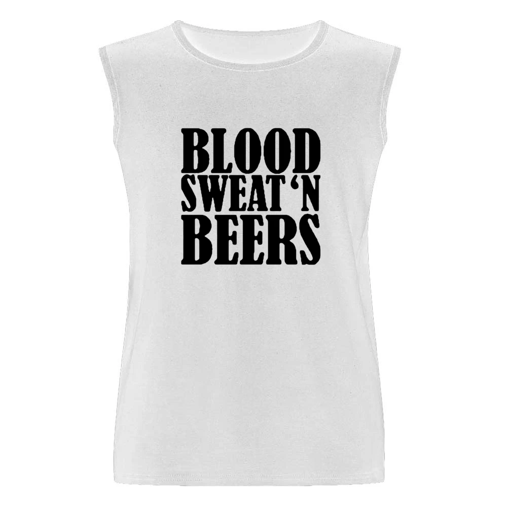 Blood Sweat And Beers Funny Country Men Sleeveless T-Shirt