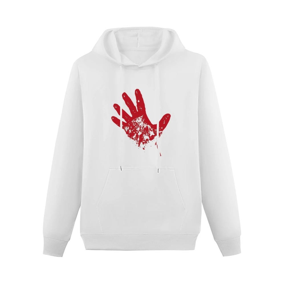 Bloody red hand rise from dead Men Hoodie With Pocket