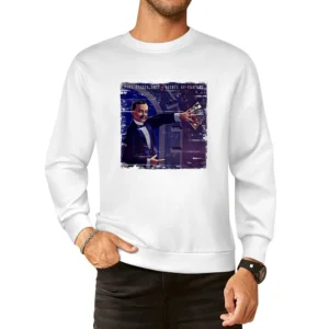 Blue Oyster Cult Agents Of Fortune Album Cover Distressed Image T Shir European Size Pullover Sweater