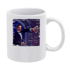 Blue Oyster Cult Agents Of Fortune Album Cover Distressed Image T Shir White Mug