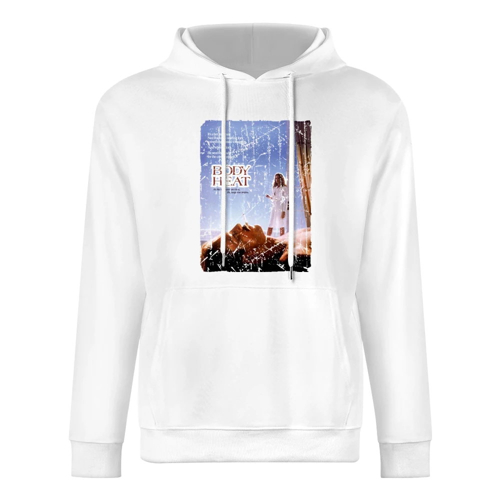 Body Heat Movie Poster Retro Aged Look European Size Men Hoodie