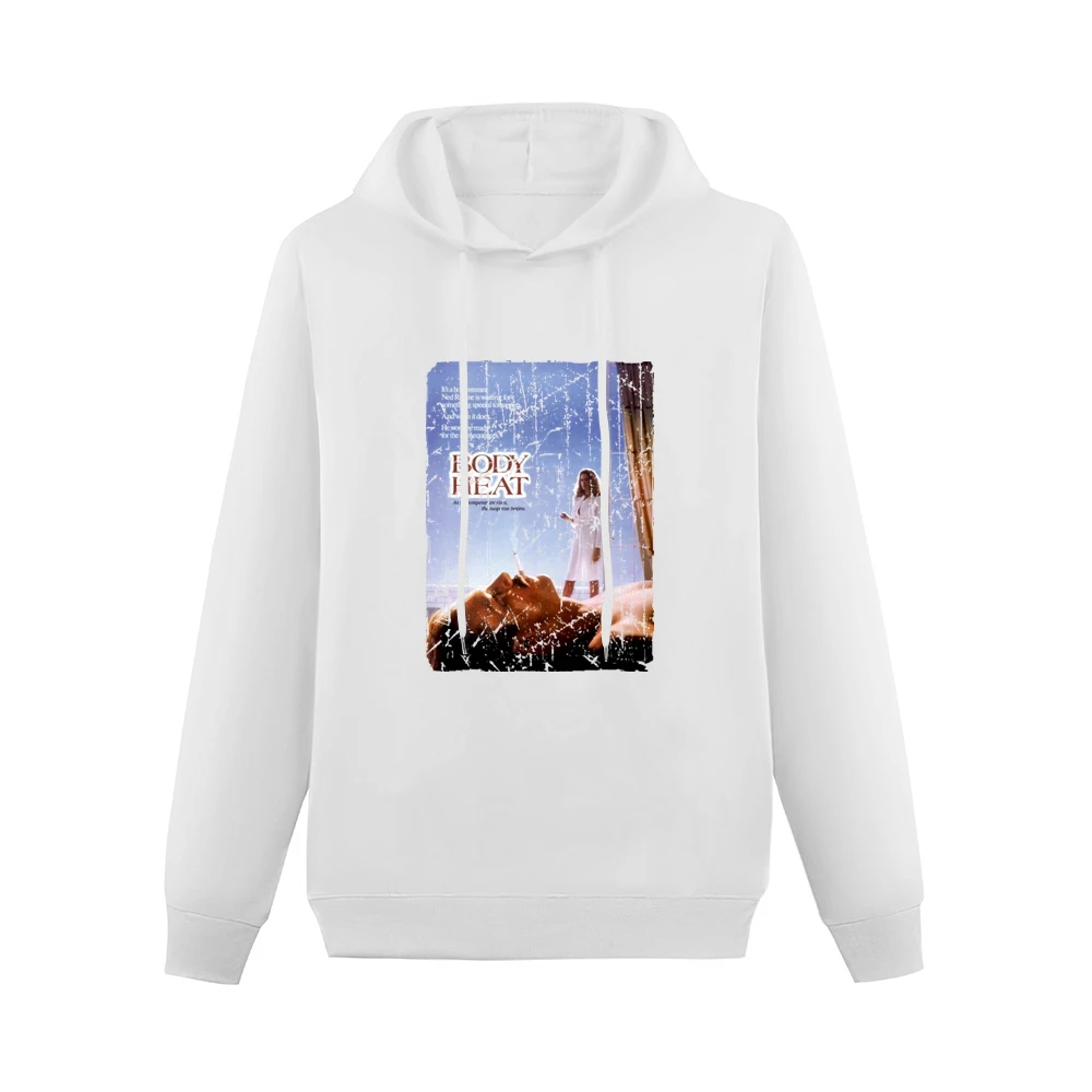 Body Heat Movie Poster Retro Aged Look Men Hoodie Without Pocket