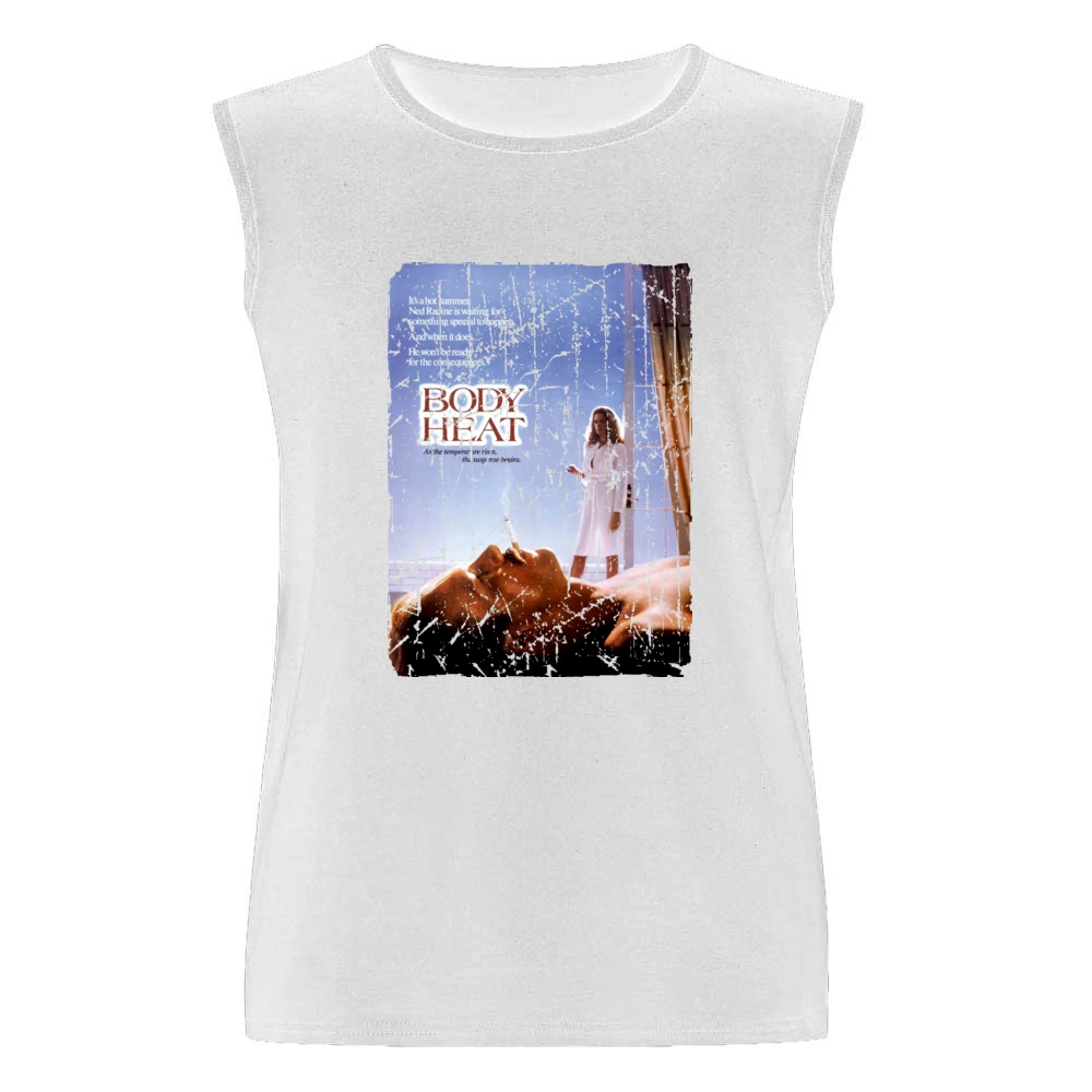 Body Heat Movie Poster Retro Aged Look Men Sleeveless T-Shirt