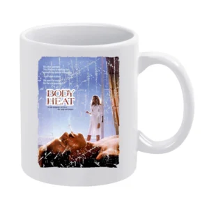 Body Heat Movie Poster Retro Aged Look White Mug