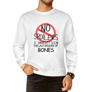 Bones No Spoilers Last Episode Tv Funny European Size Pullover Sweater