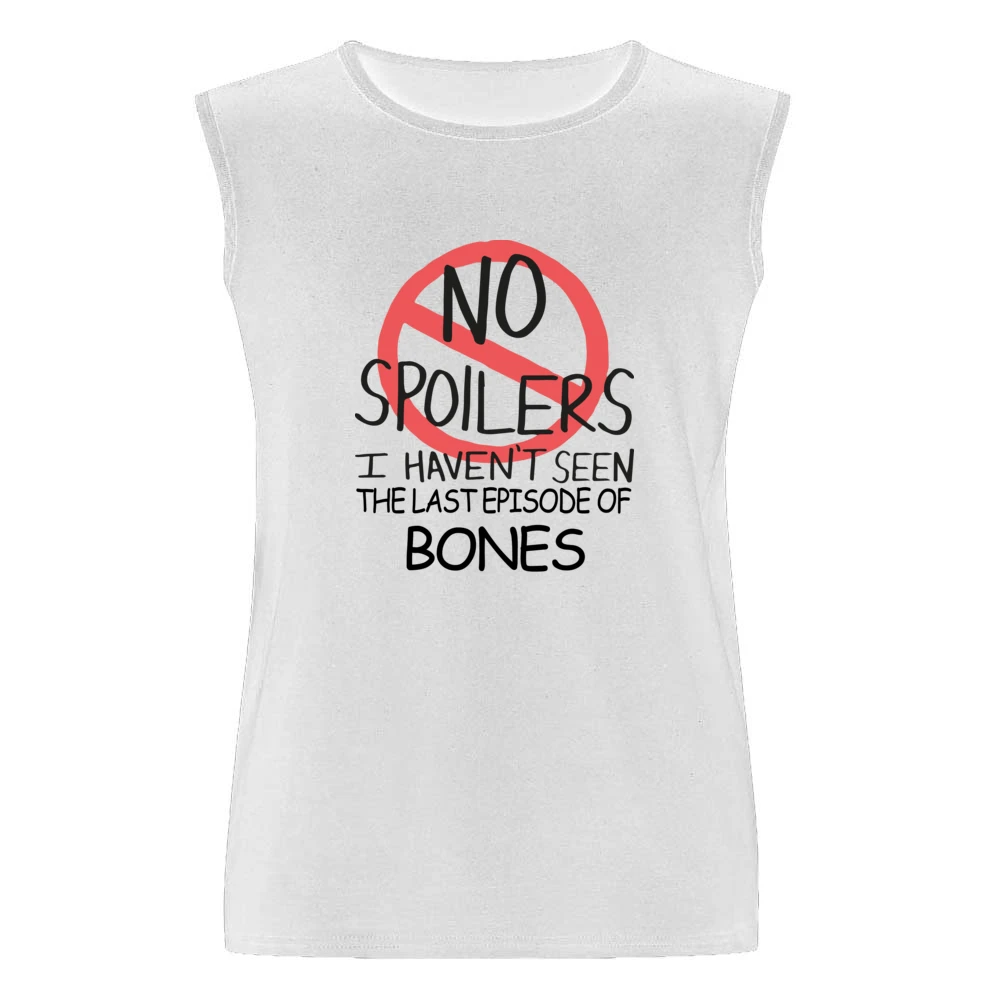Bones No Spoilers Last Episode Tv Funny Men Sleeveless T-Shirt