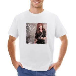 Bonnie Raitt Nick of Time Album Cover Distressed Image Asian Size Men T-Shirt