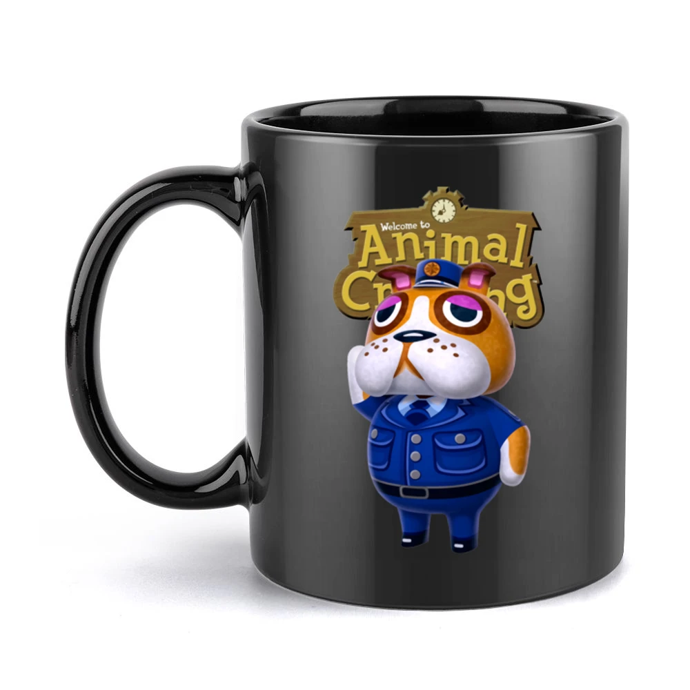 Booker From Animal Crossing Nintendo Video Game Fan Black Mug