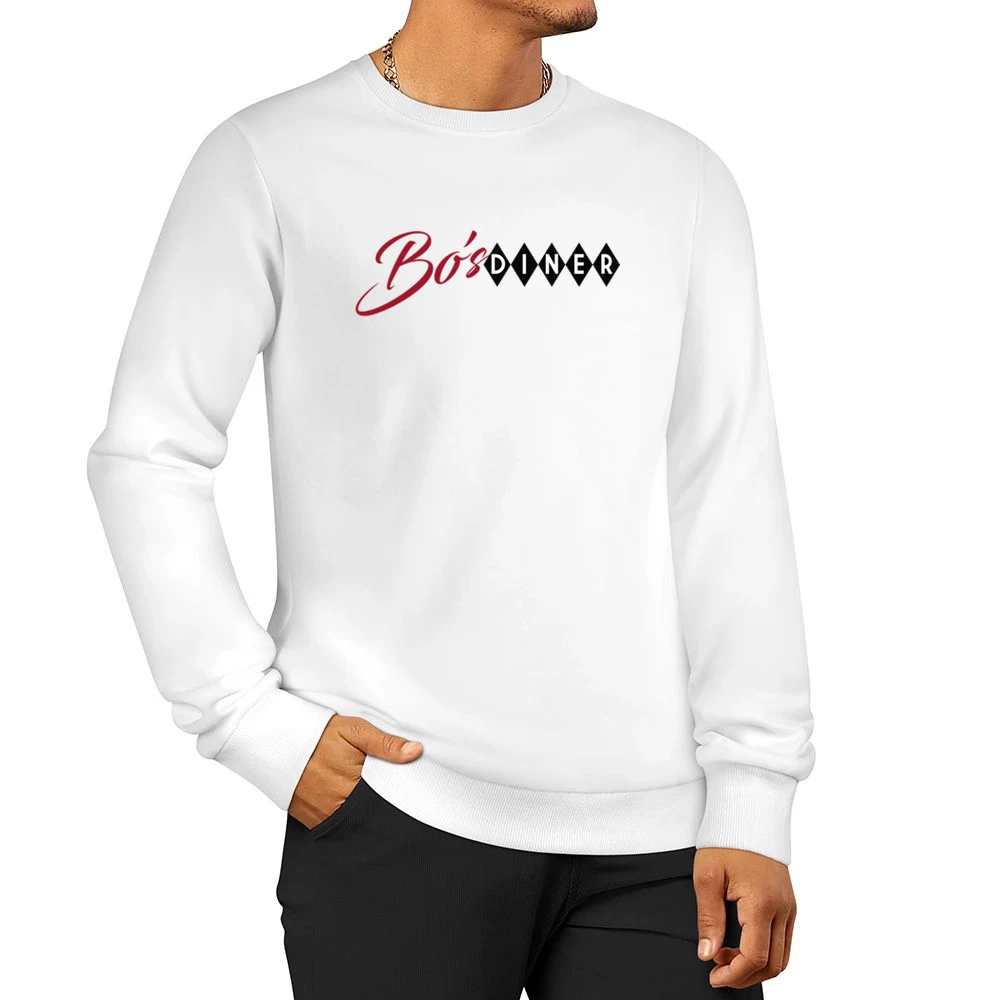 Bo's Diner Baby Driver Edgar Wright New Movie Men Pullover Sweatshirt
