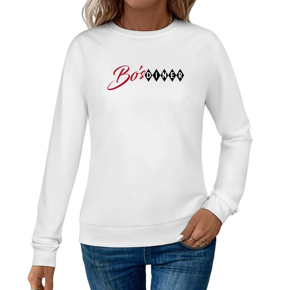 Bo's Diner Baby Driver Edgar Wright New Movie Women Pullover Sweatshirt