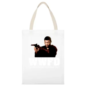 Boyz N The Hood Crime Movie Furious White Canvas Tote Shopping Bag