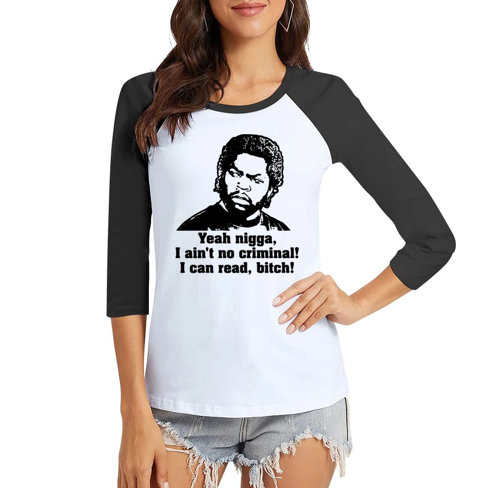 Boyz N The Hood Doughboy Movie Quote Women Ladies 3-4 Sleeve T-Shirt