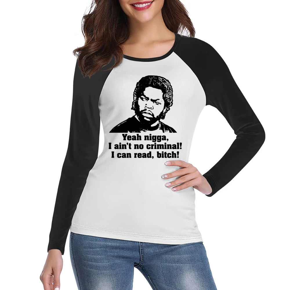 Boyz N The Hood Doughboy Movie Quote Women Ladies Long Sleeve T-Shirt