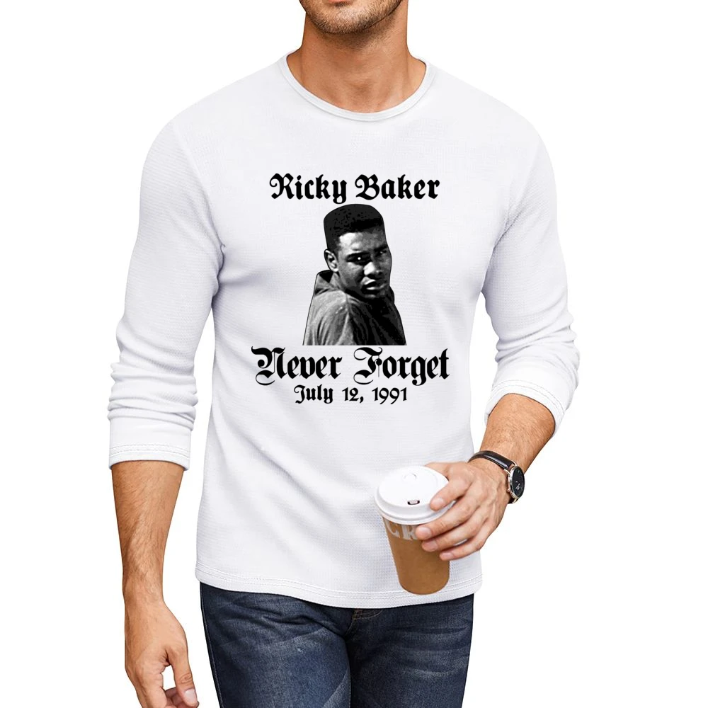 Boyz N The Hood Never Forget Ricky Men CrewNeck Long Sleeve T-Shirt