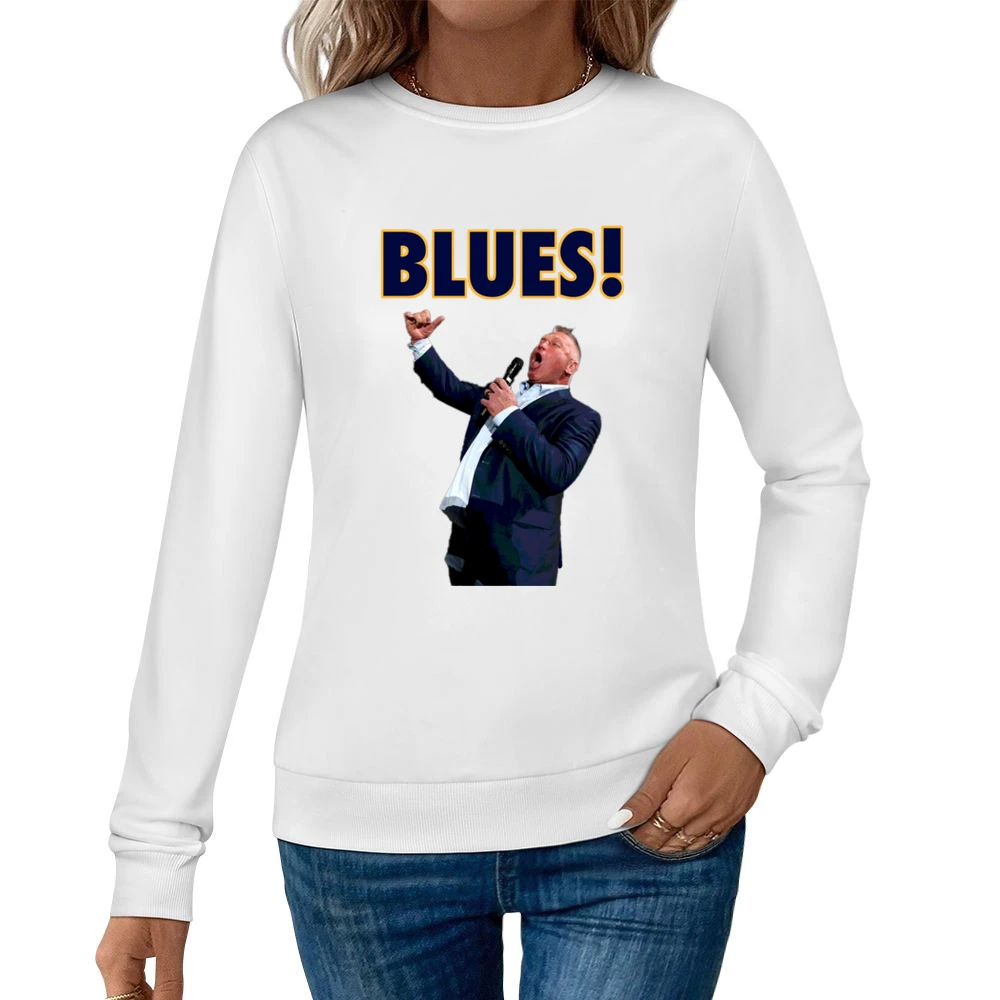 Brett Hull Blues Hockey Champions 2019 Sports Fan Women Pullover Sweatshirt