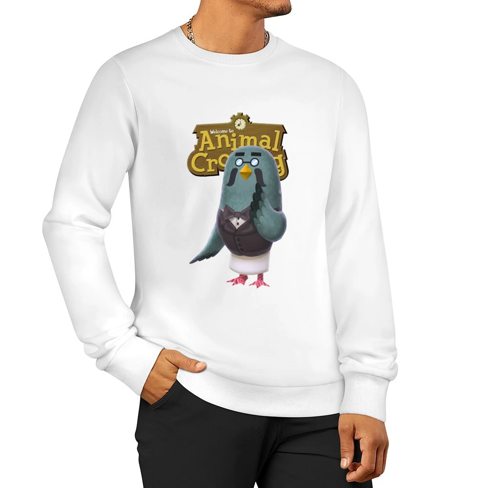 Brewster From Animal Crossing Nintendo Video Game Fan Men Pullover Sweatshirt