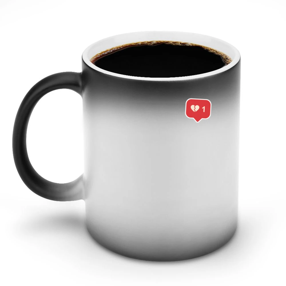 Broken Heart Bubble Instagram Story Sticker Ladies Discoloration Mug