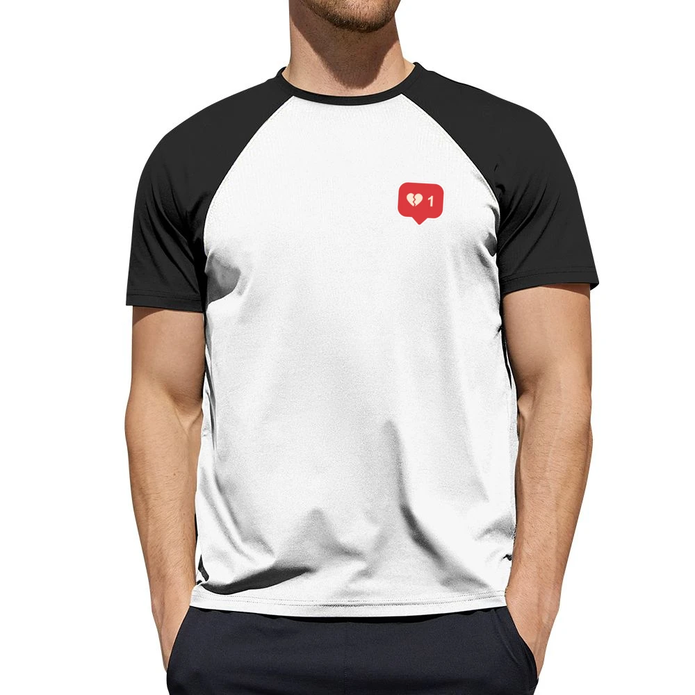 Broken Heart Bubble Instagram Story Sticker Ladies Men Short Sleeve T-Shirt