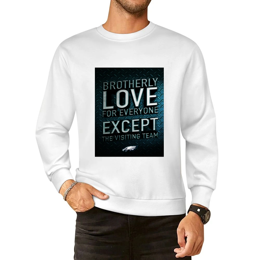Brotherly Love Philadelphia Football Tshirt (all Colors And Styles Ava European Size Pullover Sweater