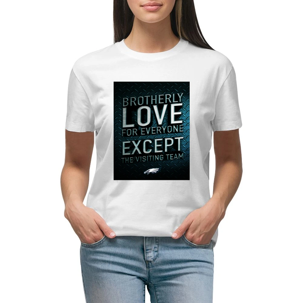 Brotherly Love Philadelphia Football Tshirt (all Colors And Styles Ava Premium Women Ladies T-shirt