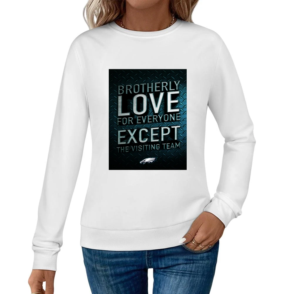 Brotherly Love Philadelphia Football (all Styles And Colors Available) Women Pullover Sweatshirt