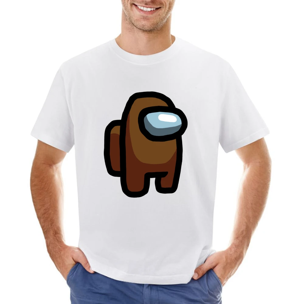 Brown Suspect Fun Video Game Fan Asian Size Men T-Shirt