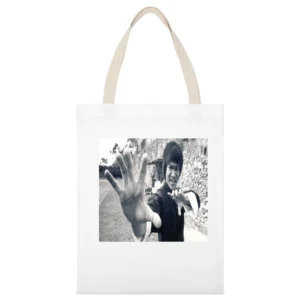 Bruce Lee Enter The Dragon Tshirt (all Styles And Sizes Available) White Canvas Tote Shopping Bag