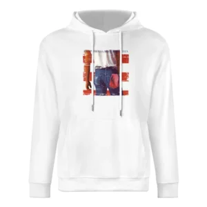 Bruce Springsteen Born In The Usa Album Cover Distressed Image European Size Men Hoodie