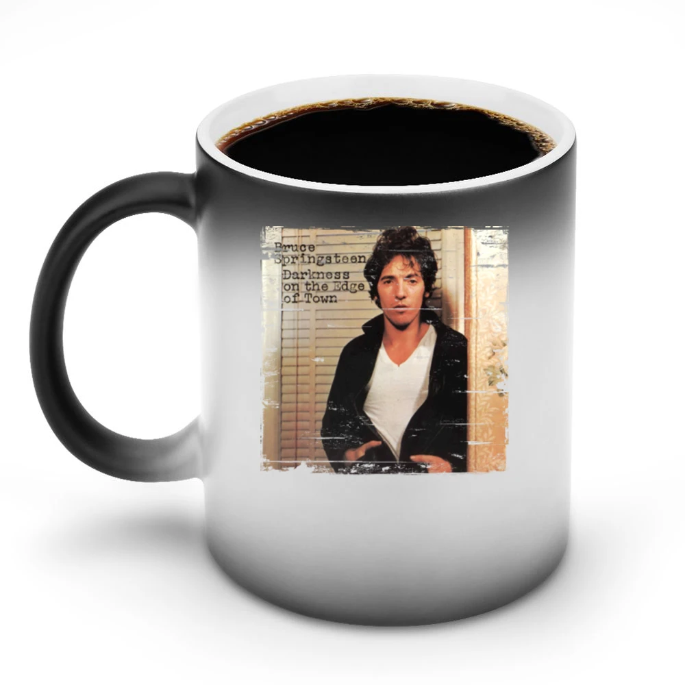 Bruce Springsteen Darkness On The Edge Of Town Album Cover Distressed Discoloration Mug