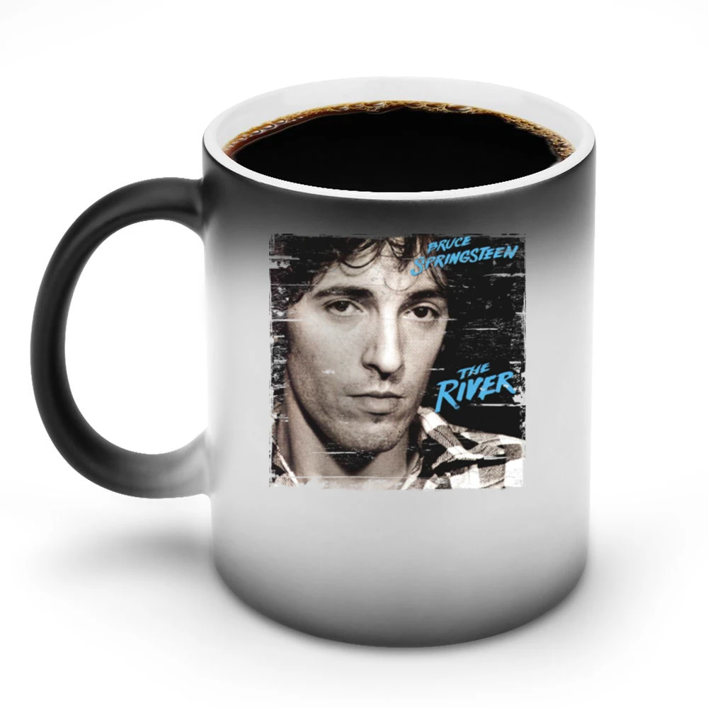 Bruce Springsteen The River Album Cover Distressed Image Discoloration Mug