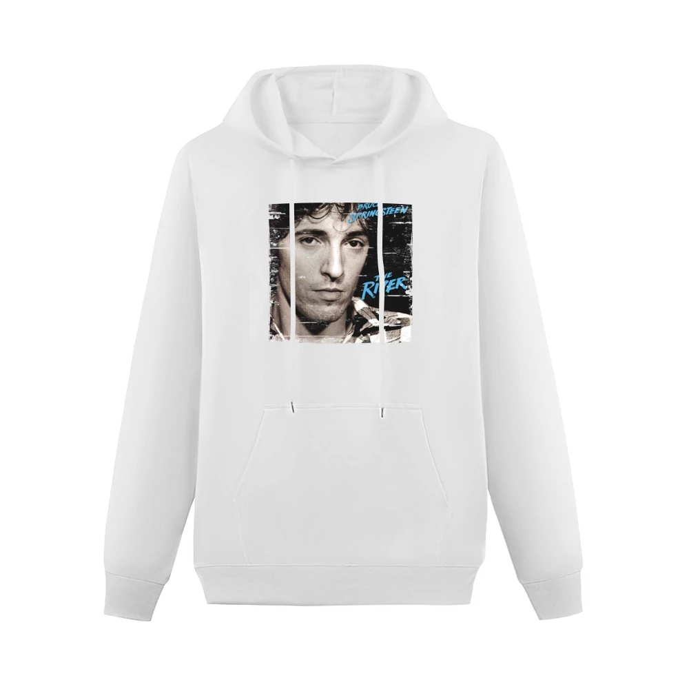 Bruce Springsteen The River Album Cover Distressed Image Men Hoodie With Pocket