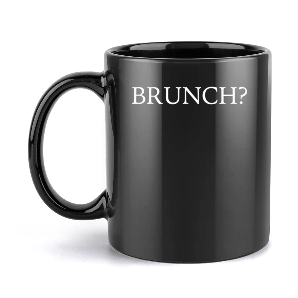 Brunch Funny Lunch Breakfast Popular Graphic Tee Shirt Black Mug