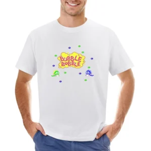 Bubble Bobble Video Game Retro 80s Asian Size Men T-Shirt