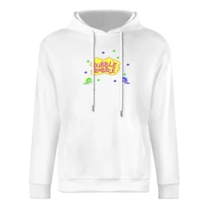 Bubble Bobble Video Game Retro 80s European Size Men Hoodie