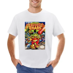 Bucky O'hare Nes Nintendo Old School Retro Video Game Fan Distressed T Asian Size Men T-Shirt