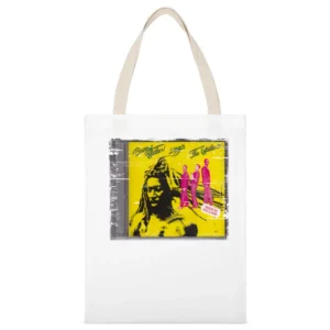 Bunny Wailer Sings The Wailers Album Cover Distressed Image White Canvas Tote Shopping Bag