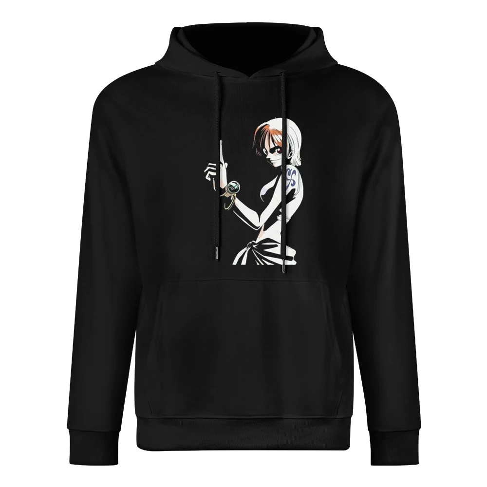 Burglar cat nami - strawhat pirates navigator One Piece European Size Men Hoodie