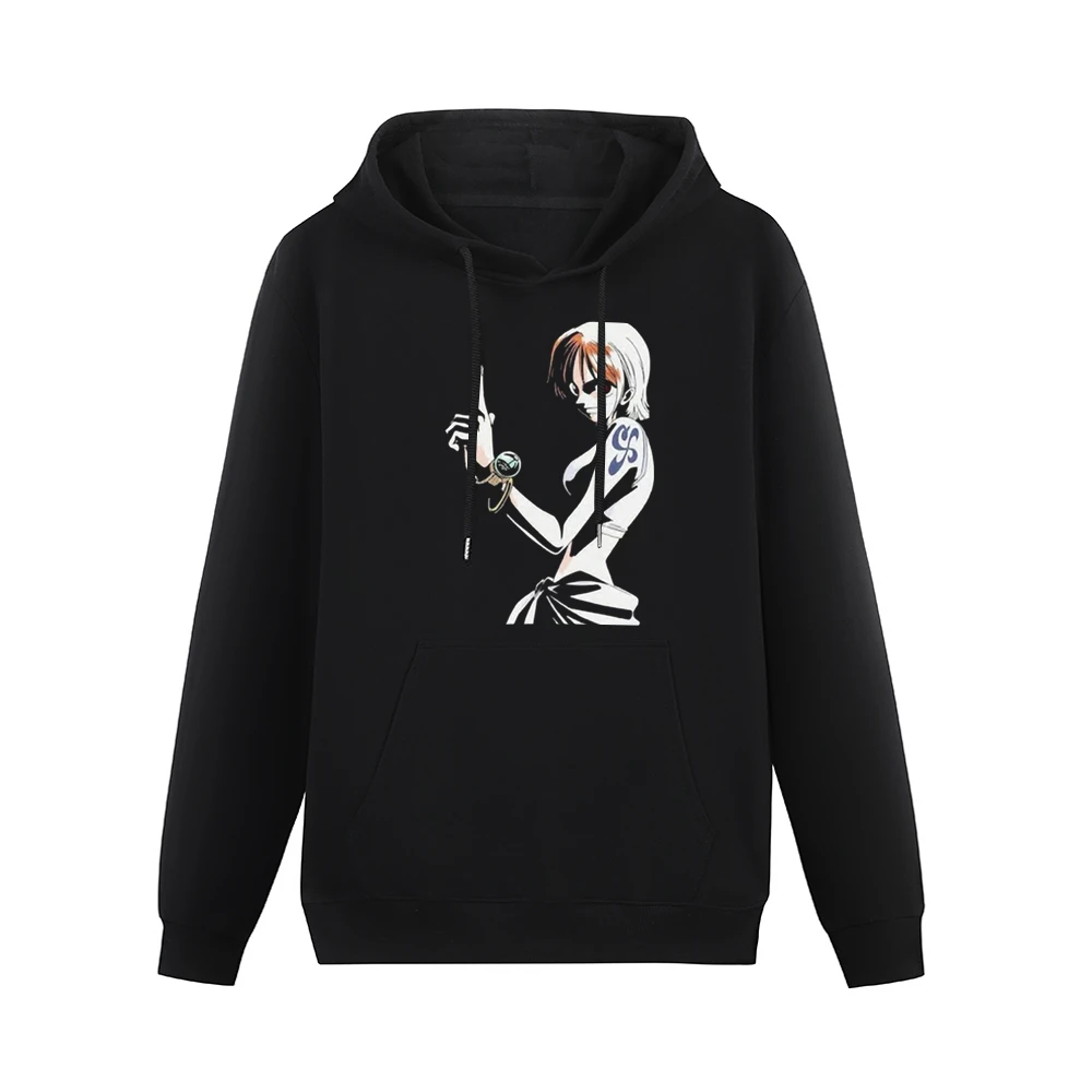 Burglar cat nami - strawhat pirates navigator One Piece Men Hoodie With Pocket